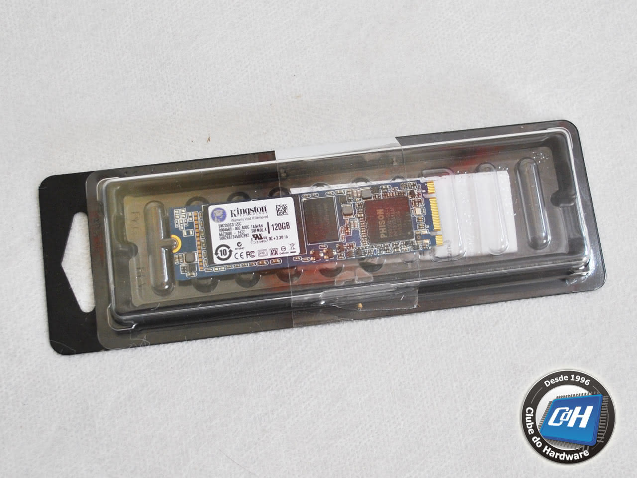 Teste da Unidade SSD M.2 Kingston SM2280S3 120 GiB