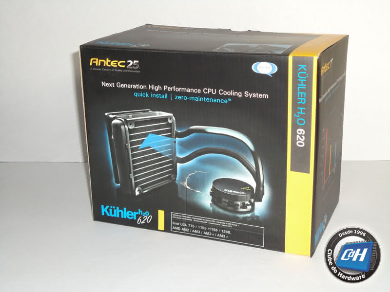 Teste do Sistema de Refrigeração Líquida Antec Kühler H2O 620 Teste do Sistema de Refrigeração Líquida Antec Kühler H2O 620
