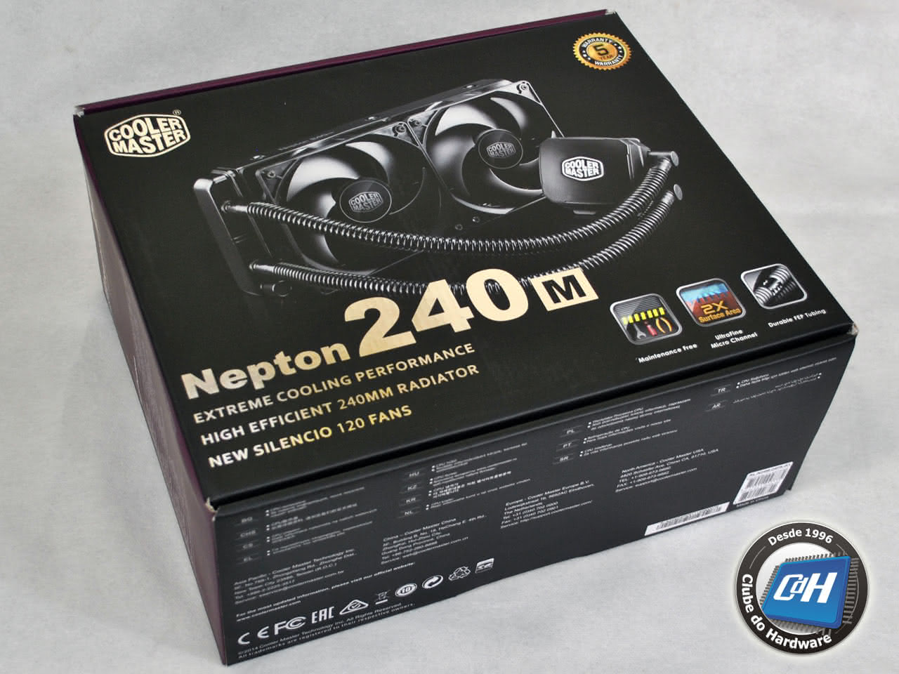 Teste do cooler Nepton 240M da Cooler Master