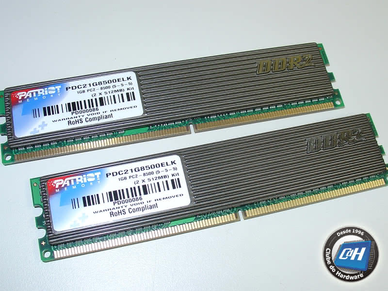 Kit Patriot DDR2-1066/PC2-8500 1 GB