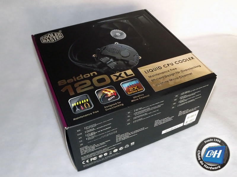 Teste do Cooler Seidon 120XL da Cooler Master