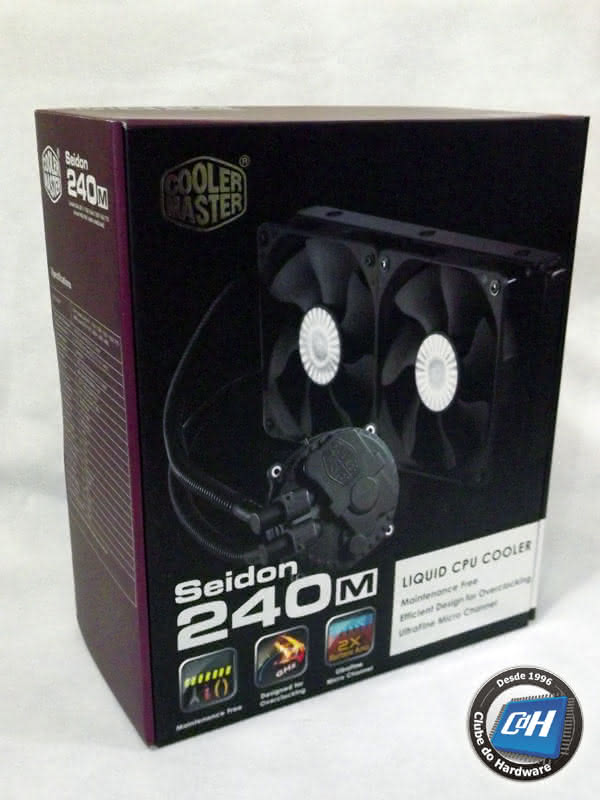 Teste do Cooler Seidon 240M da Cooler Master