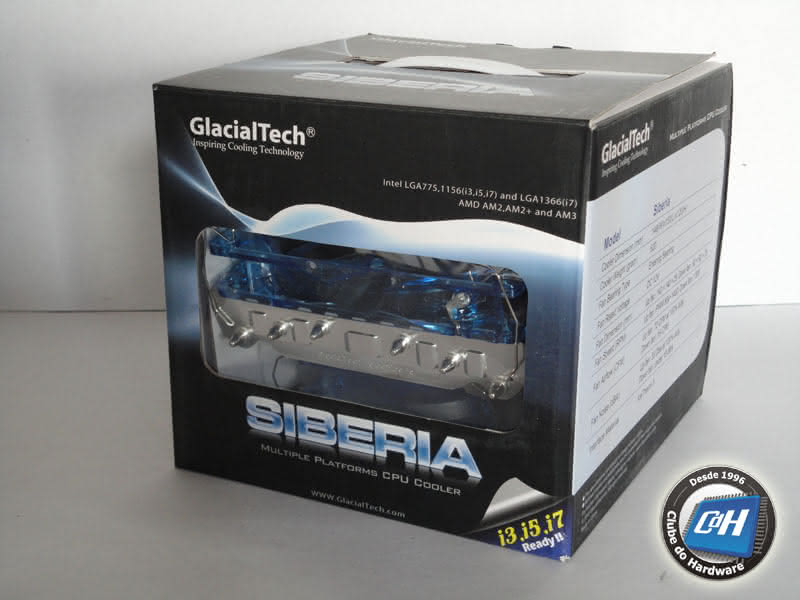 Teste do Cooler GlacialTech Siberia