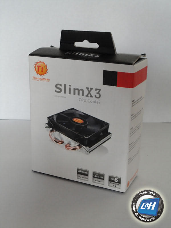 Teste do Cooler Thermaltake SlimX3 Teste do Cooler Thermaltake SlimX3