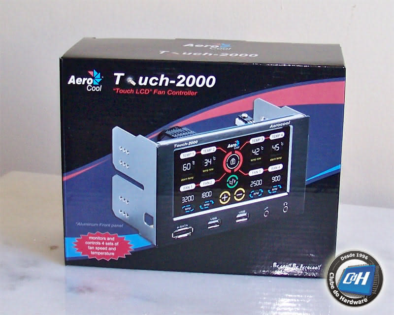 Teste do Controlador de Ventoinhas Aerocool Touch-2000