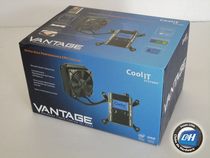 Teste do Sistema de Refrigeração Líquida CoolIT Vantage