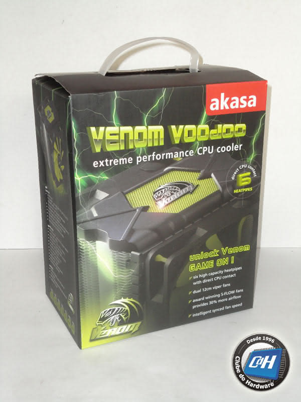 Teste do Cooler Akasa Venom Voodoo