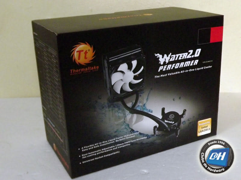 Teste do Sistema de Refrigeração Líquida Thermaltake WATER2.0 Performer