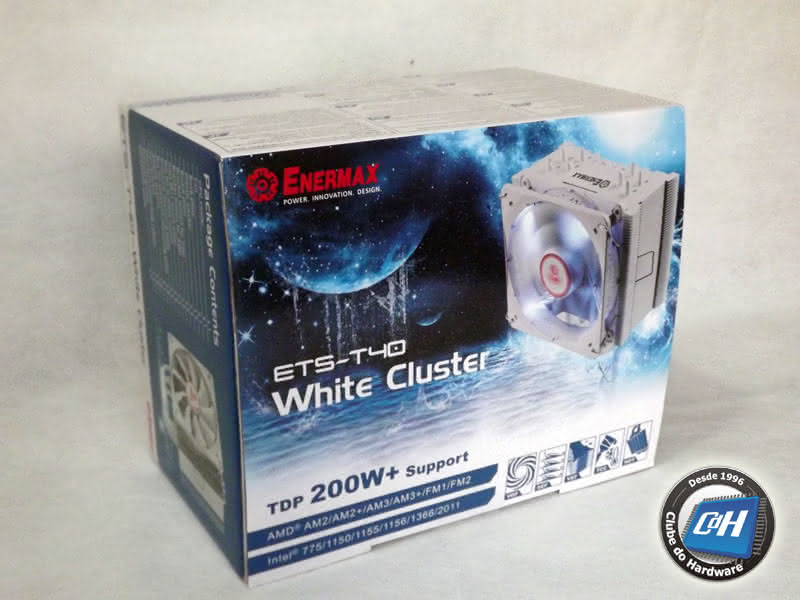 Teste do Cooler Enermax ETS-T40-White Cluster