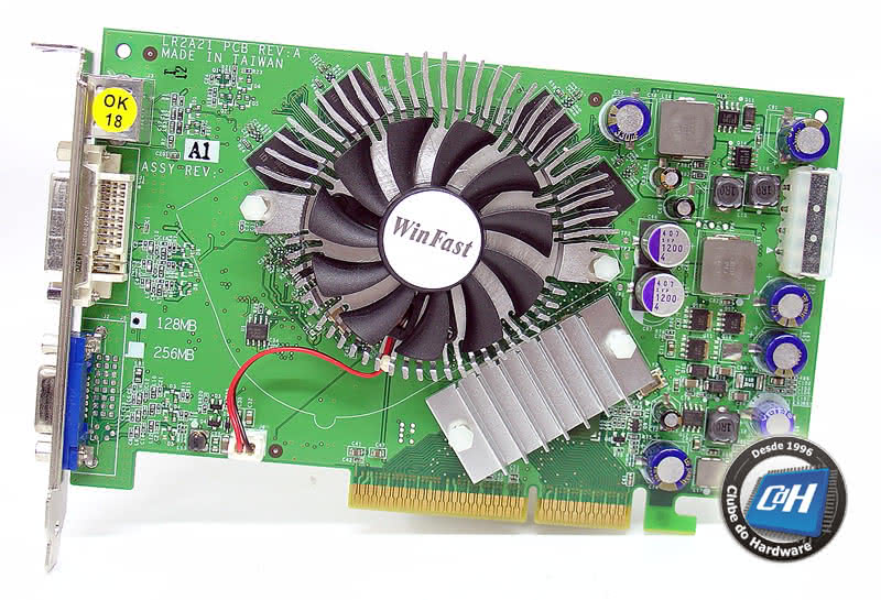 Placa de Vídeo Leadtek GeForce 6600 GT AGP