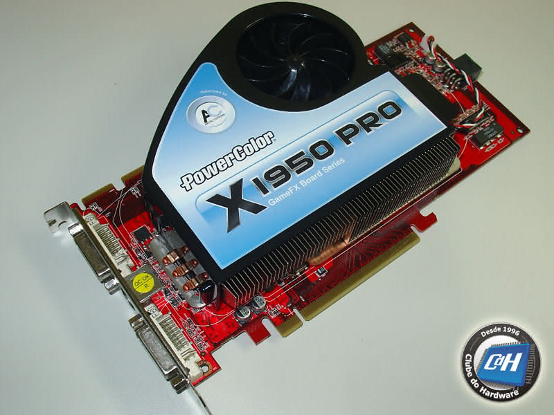 Placa de Vídeo PowerColor Radeon X1950 Pro Extreme com Sistema de Refrigeração da Arctic Cooling