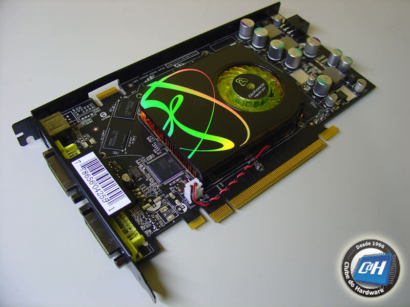 Placa de Vídeo XFX GeForce 7900 GT (PV-T71G-UCP7) com Overclock de Fábrica