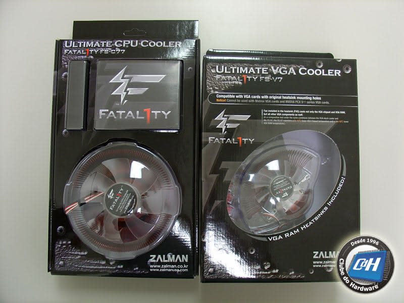 Coolers da Série Fatal1ty da Zalman